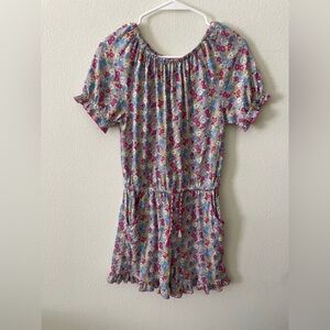 Mini Boden Pink and Blue Floral Dress